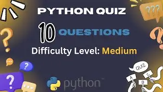 Can you solve this Python Quiz | python MCQs quiz | top 10 python questions