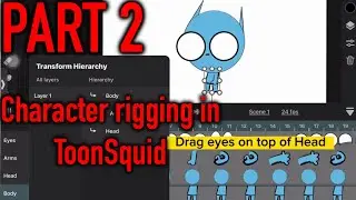 PART 2 Rigging a character in ToonSquid