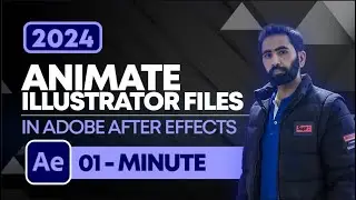 How to Animate Illustrator File in After Effects 2024 | Animate Vector Files in After Effects