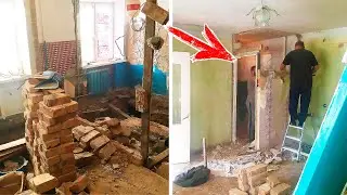 THE OLD APARTMENT is unrecognizable! The couple made a STYLISH renovation of a TWO-ROOM APARTMENT!