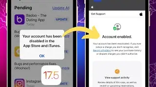 FIX✅: “Your account has been disabled in the App Store and iTunes” Error Solution in iPhone or iPad