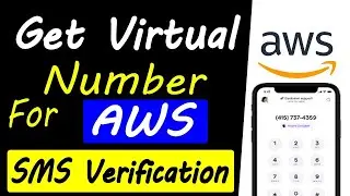 How to get USA Virtual Number For Aws Amazon || Unlimited FREE Virtual Phone Number For AWS in 2023