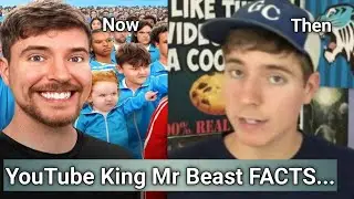 YouTube king Mrbeast Facts | Mrbeast 300 million subscribers milestone| Mrbeast Evolution ThenVsNow