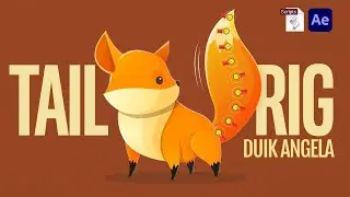 After Effects DUIK Angela Easy Tail Rig Tutorial l 쉬운 꼬리 애니메이션