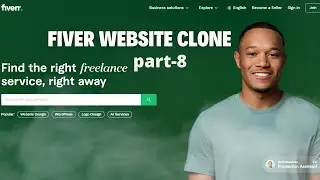Fiver Website Clone using Html CSS and JavaScript part-8