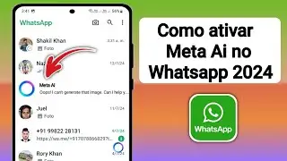 Como ativar Meta Ai no WhatsApp 2024 - Inteligência Artificial no WhatsApp