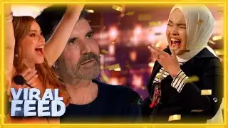 Most VIRAL Golden Buzzer Of The Year! So Good Simon Asks Her To Sing AGAIN! | VIRAL FEED