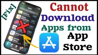 Cannot Download Apps From AppStore | Apps not Downloading | Apple Tech World