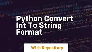python convert int to string format