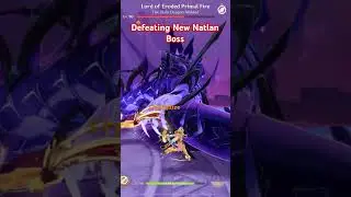 Defeating the New Natlan Weekly Boss | Genshin Impact #genshinimpact #genshin #gaming