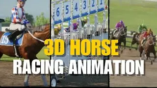 3D Horse Racing Animation - Austin Visuals 3D Animation Studio