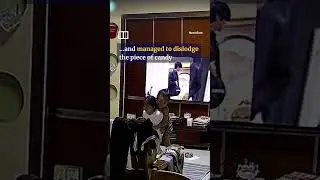 Girl, 6, in China saves choking younger sister #shorts