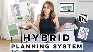 How I Plan Using Digital + Analog Tools | Productivity Workflow