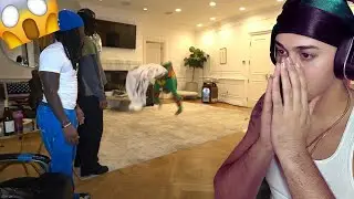 Chris Brown Teaches Kai Cenat How To Backflip!!! CarameloBX Reacts