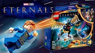 LEGO MARVEL ВЕЧНЫЕ 76145 [ОБЗОР] Воздушное нападение Вечных Лего Марвел