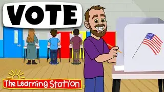 Vote ♫ Presidential Election Song ♫ Voting Family ♫ Kids Songs by The Learning Station