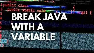 Breaking Java With A Variable Name - 