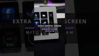 Mirabox stream dock with Extra vertical screen 