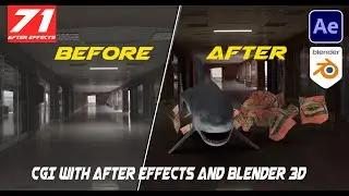 After Effects Class - 71 |  CGI with  After Effects and Blender 3D
