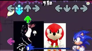 Friday Night Funkin: LOCK-ON Sonic3 Vs Michael Jackson  Mod | FNF Lore | Sonic3, Knuckles, MJ