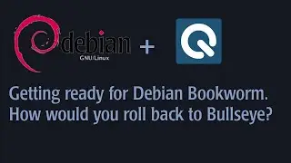 Getting ready for Bookworm. Using Snapshots to roll back to Debian Bullseye.