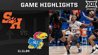 Sam Houston State vs. Kansas Game Highlights | 2024-25 Big 12 Women's Basketball