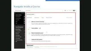 Teaching Remotely (Blackboard Learn Basics)