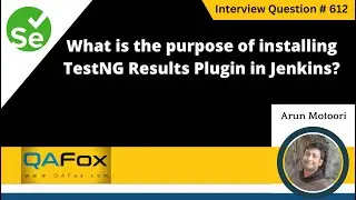 What is the purpose of installing TestNG Results Plugin in Jenkins(Selenium Interview Question #612)