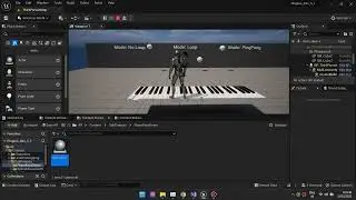 [Unreal Engine] Animating Pianos. Smooth vs Snap Rotations