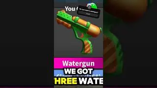 UNBOXING 3 WATERGUNS IN MM2! #roblox #robloxmm2 #mm2 #murdermystery2gameplay #robloxmm2gameplay