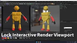 Lock Interactive Render Viewport - Corona Render - Cinema 4D