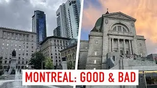 Living In Canada | Montreal, Quebec in the Summer | 4K Virtual Walking Tour | Good & Bad