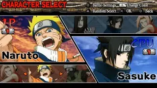 Naruto: Ultimate Ninja Heroes 2: The Phantom Fortress All Characters [PSP]