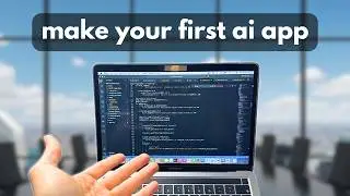 Build an AI Web App using AI (Live Tutorial for Beginners)