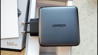 Обзор зарядного устройства UGREEN 160W GaN Charger PD3.1