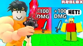 ЧИТЕР СТАЛ ПРО В РОБЛОКС НО КАЖДУЮ СЕКУНДУ +1 УРОН! ROBLOX Every Second You Get +1 Damage