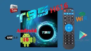 T95 Smart tv Box Android 10 Allwinner H616 Mali-G31 4-ядерный  4K тв бокс- T95 H616