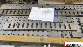 Сборка столешницы для сварочного стола