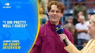 Jannik Sinner On-Court Interview | 2024 US Open Final