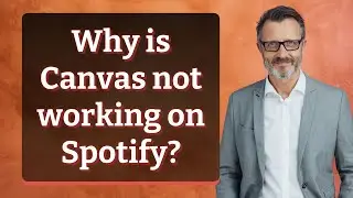 Why is Canvas not working on Spotify?