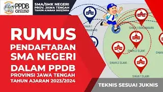 RUMUS PENDAFTARAN SMA NEGERI PROVINSI JAWA TENGAH TAHUN AJARAN 2023/2024