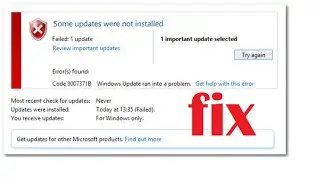 Fix: Windows Update Error Code 8007371B “Some Updates Were Not Installed”