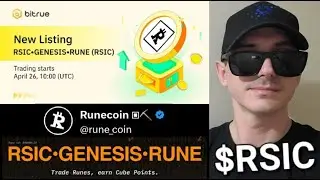 $RSIC - RSIC•GENESIS•RUNE TOKEN CRYPTO COIN RUNECOIN BITRUE RISC GENESIS RUNE RUNES BTC BITCOIN NEW