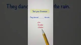 Test your English Grammar