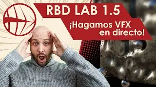 Blender 3.6 - ¡RBDLab 1.5 es la LECHE! - VFX en directo probando la nueva versión