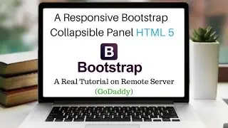 Responsive HTML5 Collapsible Bootstrap Panel remote server godaddy