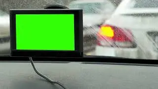 4K Green Screen Gps | Car | City | Screen | Camera | Free Stock Video Footage [ No Copyright ]