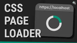 How to Create a CSS Page Loading Spinner - Web Design Tutorial