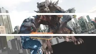 Macro alien monster fight scene VFX Progress