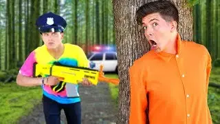 NERF Prison Escape Challenge! (Funny)